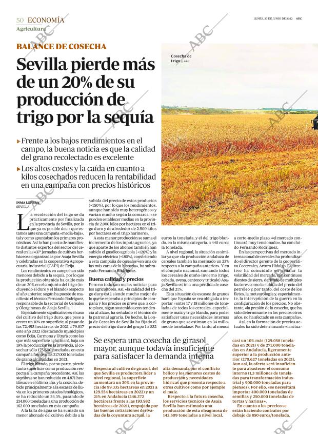ABC SEVILLA 27-06-2022 página 50