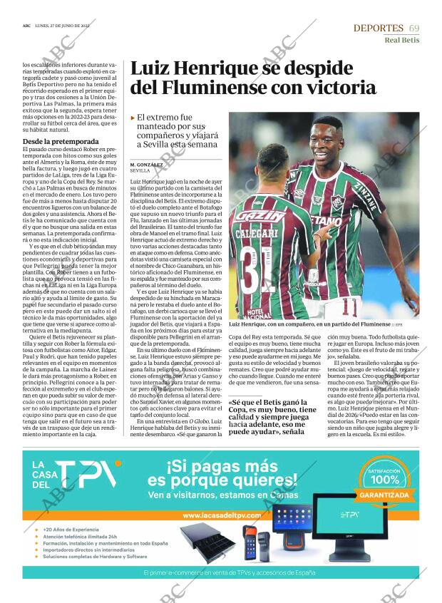 ABC SEVILLA 27-06-2022 página 69