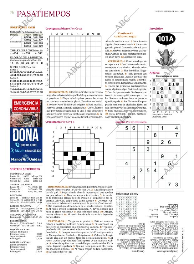 ABC SEVILLA 27-06-2022 página 76