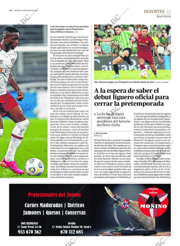 ABC SEVILLA 28-06-2022 página 63