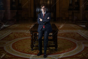 Reportaje a Salvador Illa, lider de la oposición del Parlamento de Cataluña