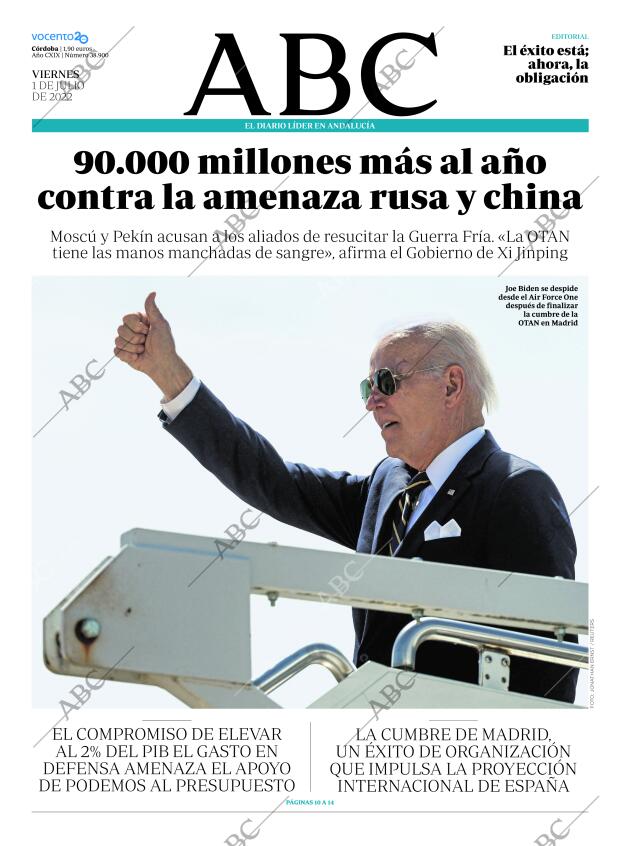 ABC CORDOBA 01-07-2022 página 1