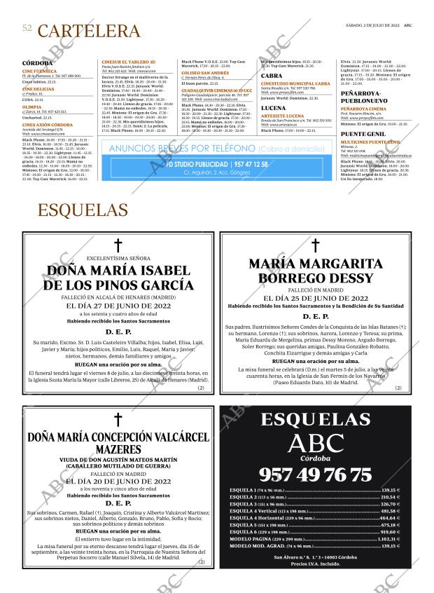 ABC CORDOBA 02-07-2022 página 52