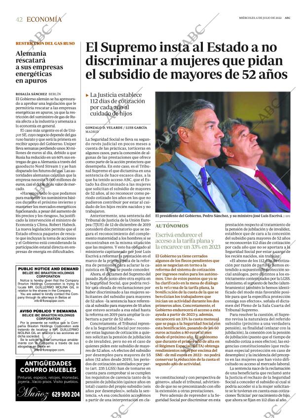 ABC CORDOBA 06-07-2022 página 42