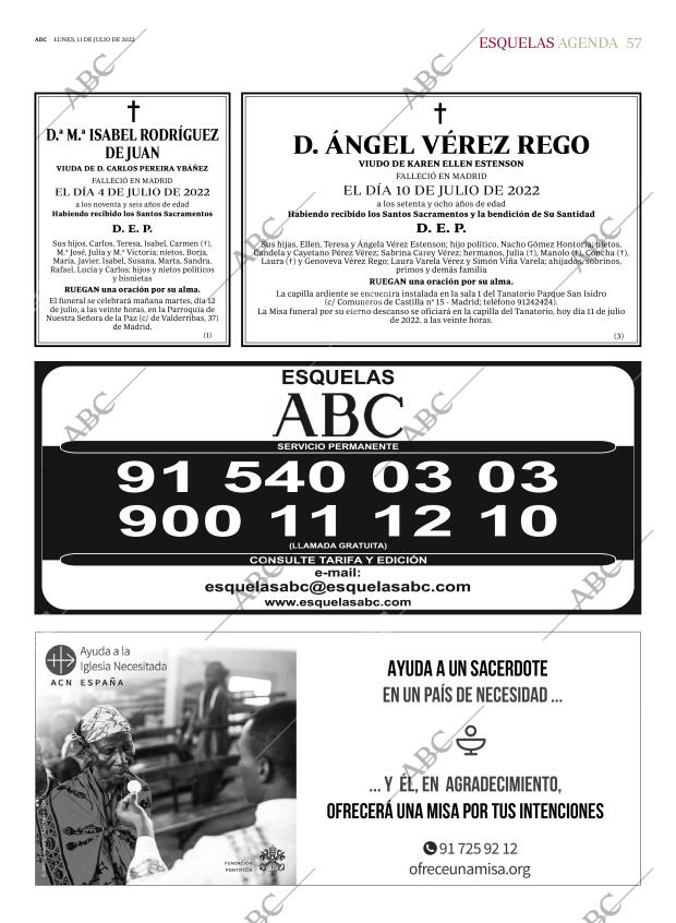 ABC MADRID 11-07-2022 página 57