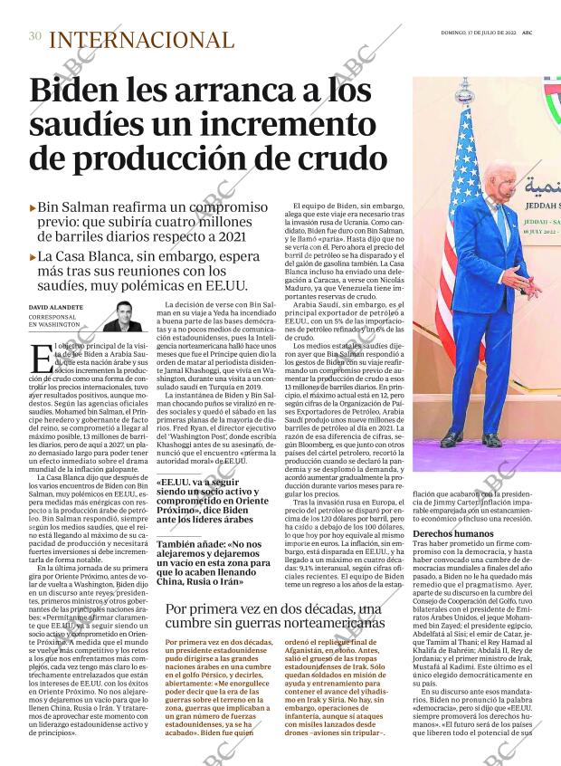 ABC MADRID 17-07-2022 página 30