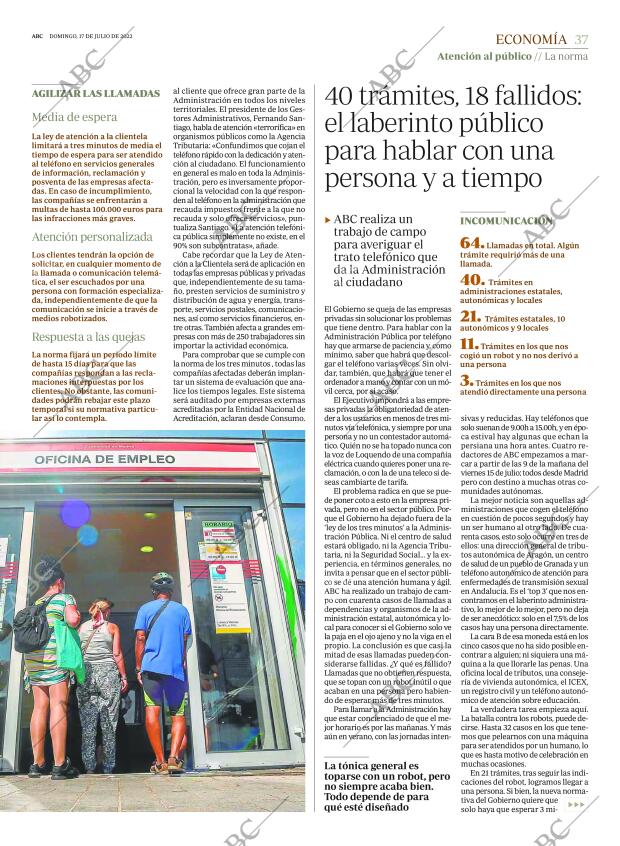 ABC MADRID 17-07-2022 página 37