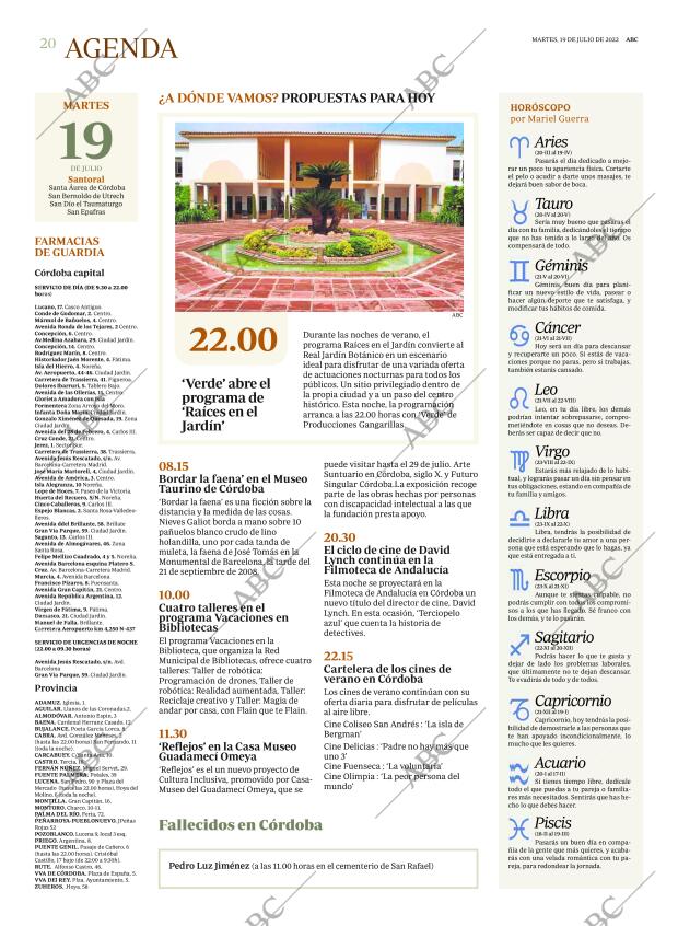 ABC CORDOBA 19-07-2022 página 20