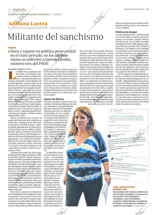 ABC MADRID 19-07-2022 página 14