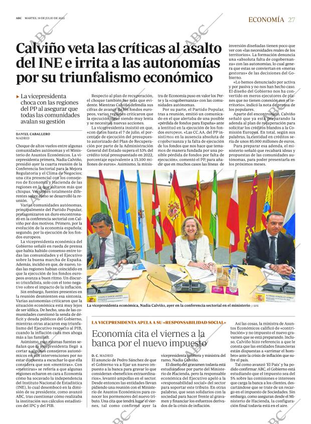 ABC MADRID 19-07-2022 página 27