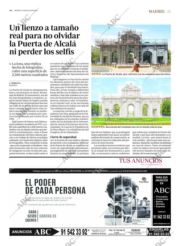ABC MADRID 19-07-2022 página 45