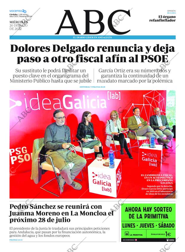 ABC CORDOBA 20-07-2022 página 1
