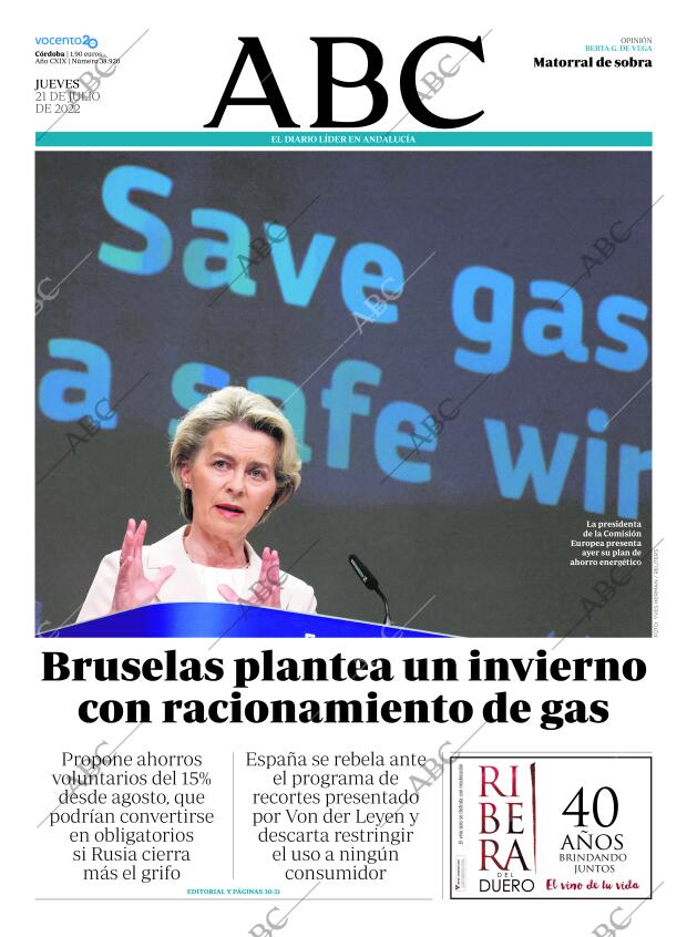 ABC CORDOBA 21-07-2022 página 1
