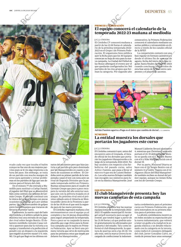 ABC CORDOBA 21-07-2022 página 45
