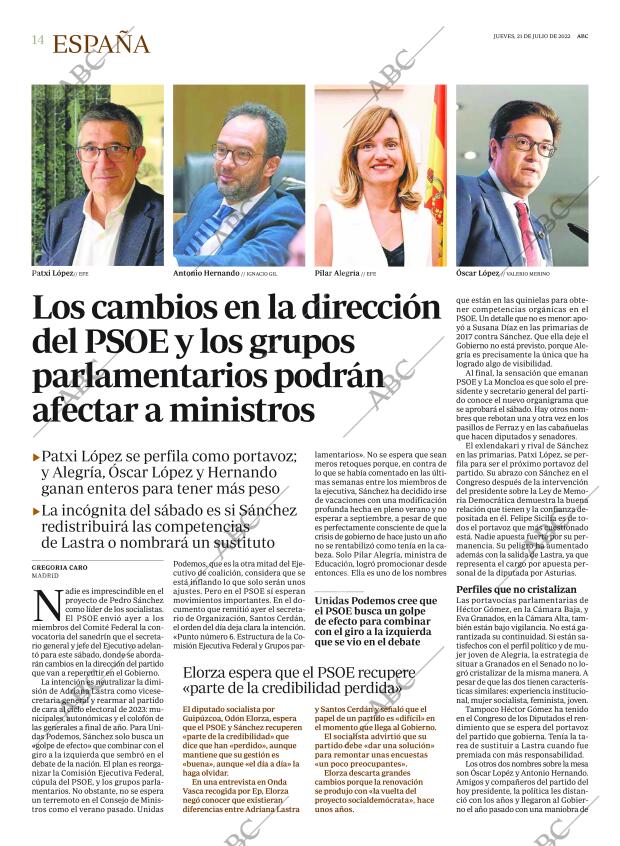 ABC MADRID 21-07-2022 página 14