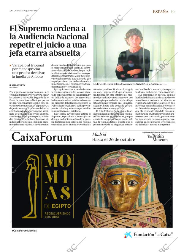 ABC MADRID 21-07-2022 página 19