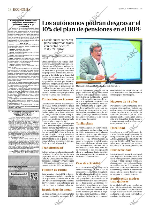 ABC MADRID 21-07-2022 página 28