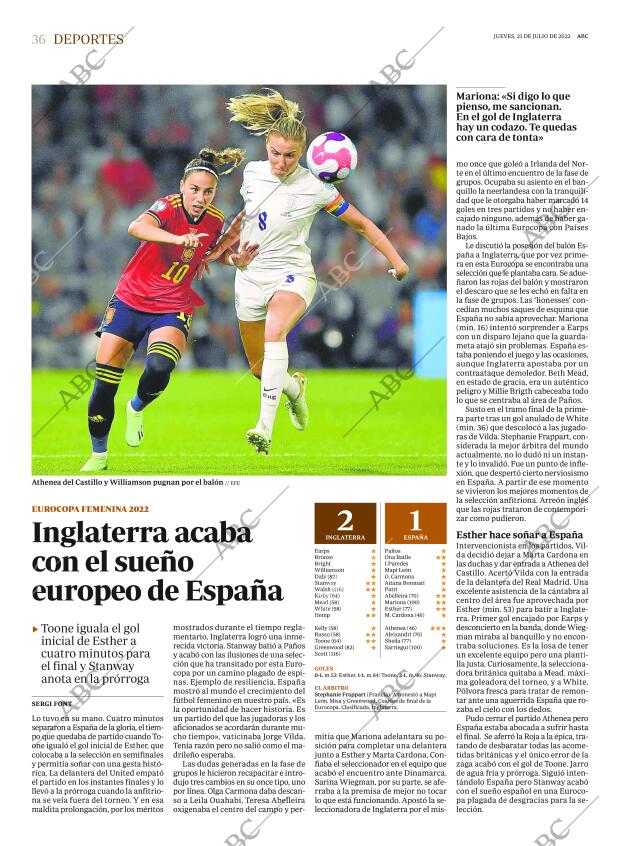 ABC MADRID 21-07-2022 página 36