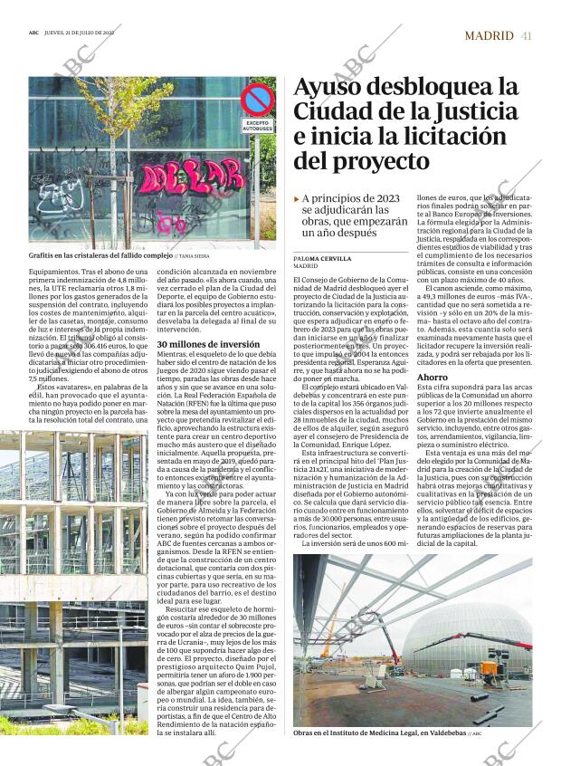 ABC MADRID 21-07-2022 página 41