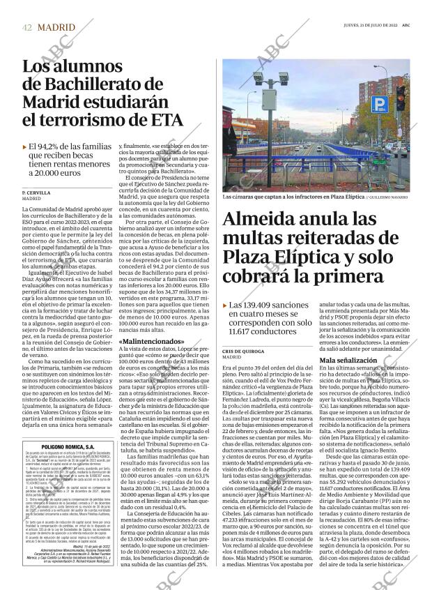 ABC MADRID 21-07-2022 página 42