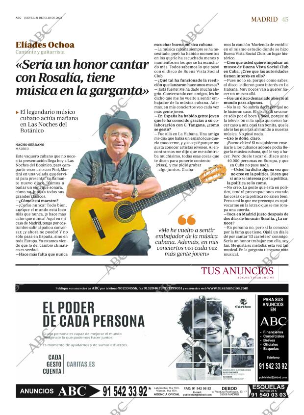 ABC MADRID 21-07-2022 página 45