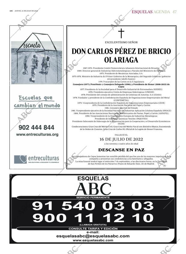 ABC MADRID 21-07-2022 página 47