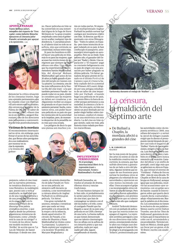 ABC MADRID 21-07-2022 página 55