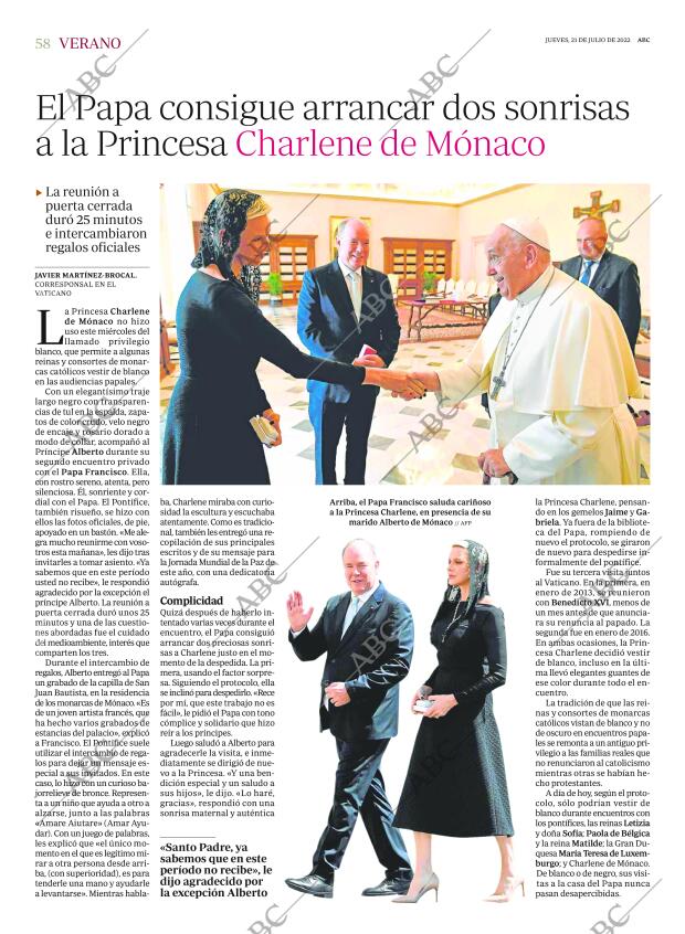 ABC MADRID 21-07-2022 página 58