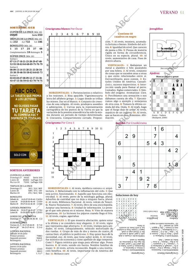 ABC MADRID 21-07-2022 página 61