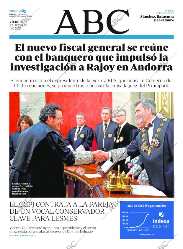 ABC MADRID 22-07-2022 página 1