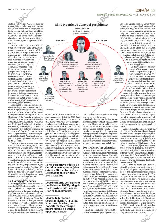 ABC MADRID 22-07-2022 página 13