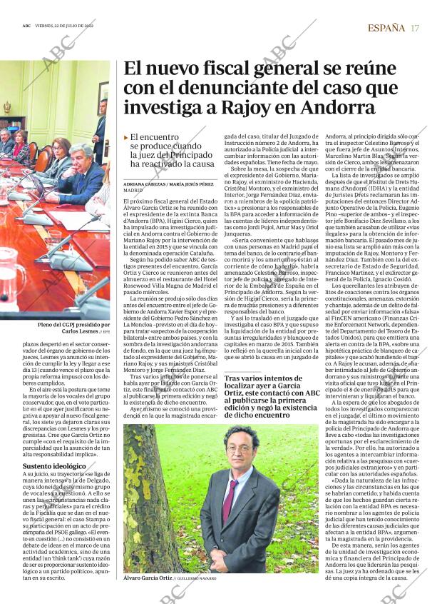 ABC MADRID 22-07-2022 página 17