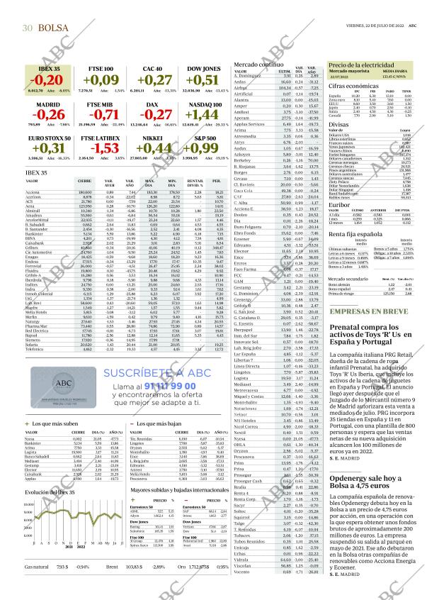 ABC MADRID 22-07-2022 página 30