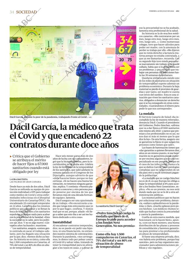 ABC MADRID 22-07-2022 página 34