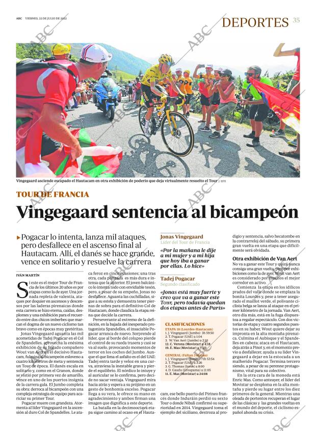 ABC MADRID 22-07-2022 página 35