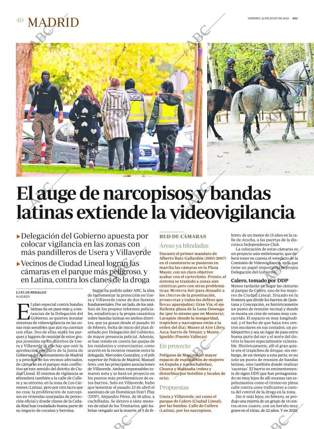 ABC MADRID 22-07-2022 página 40