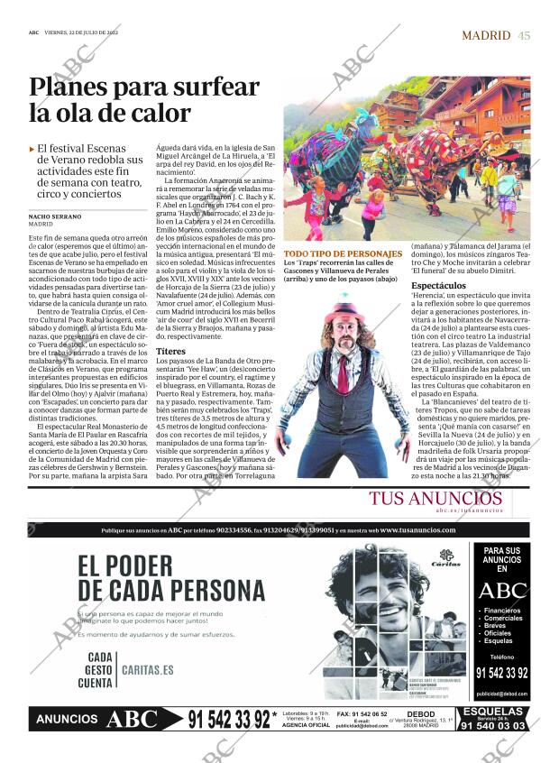 ABC MADRID 22-07-2022 página 45