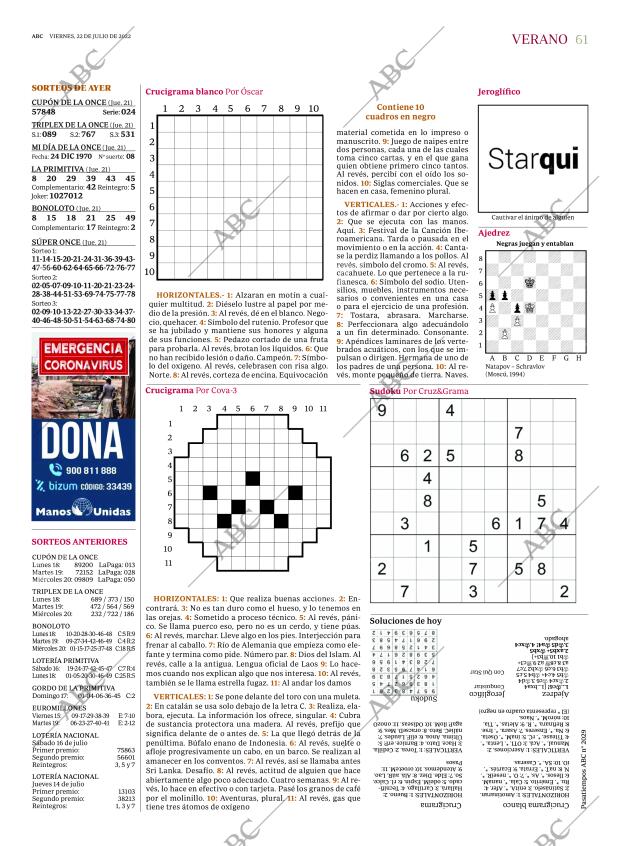 ABC MADRID 22-07-2022 página 61