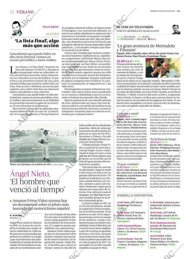 ABC MADRID 22-07-2022 página 62