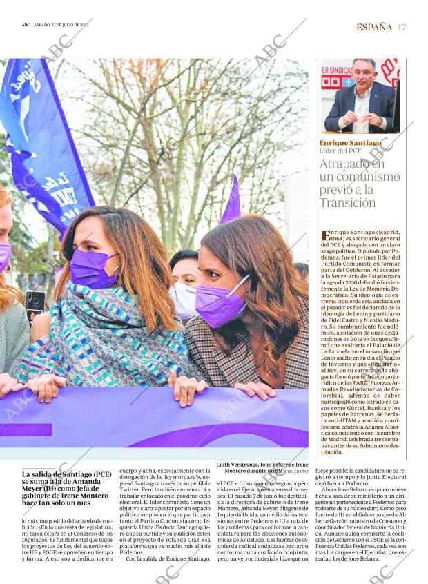 ABC MADRID 23-07-2022 página 17