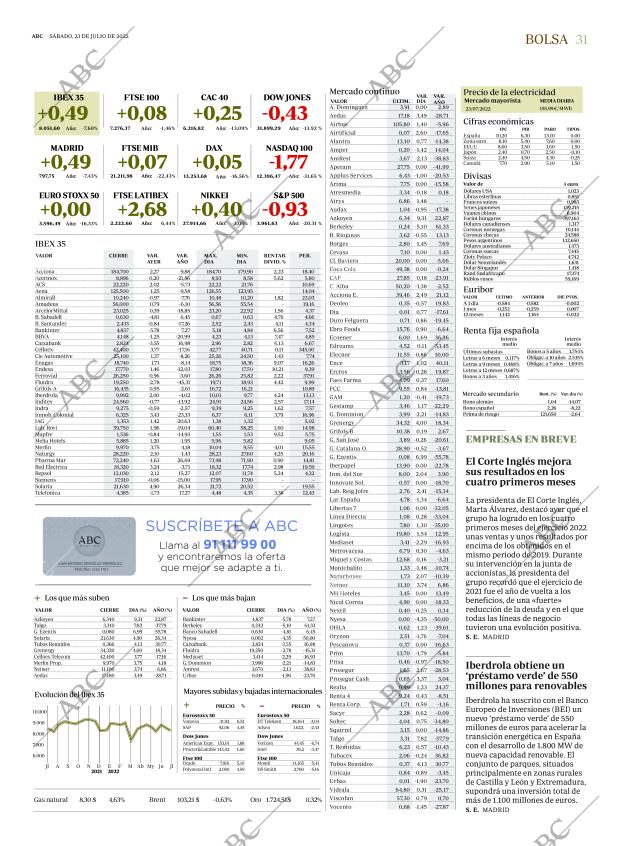 ABC MADRID 23-07-2022 página 31