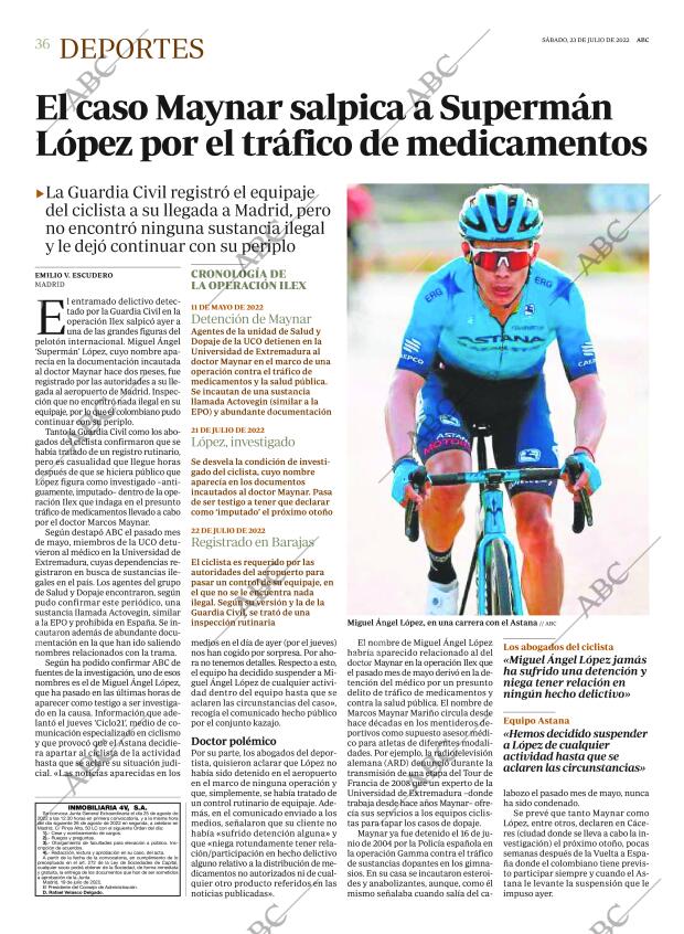 ABC MADRID 23-07-2022 página 36