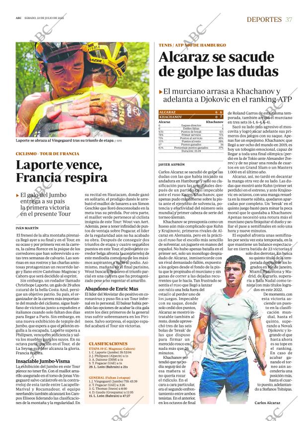 ABC MADRID 23-07-2022 página 37
