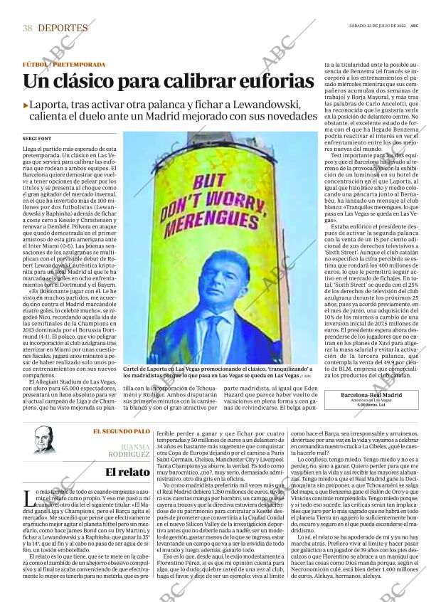 ABC MADRID 23-07-2022 página 38
