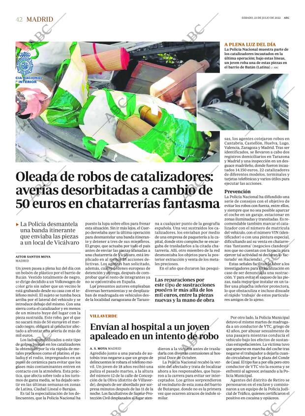 ABC MADRID 23-07-2022 página 42