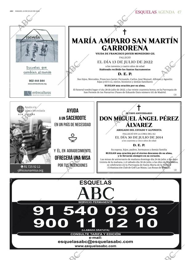 ABC MADRID 23-07-2022 página 47
