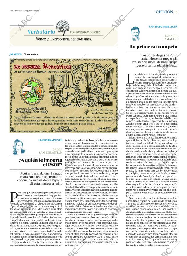 ABC MADRID 23-07-2022 página 5