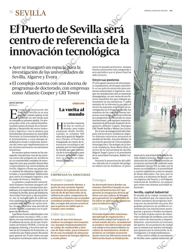 ABC SEVILLA 23-07-2022 página 16