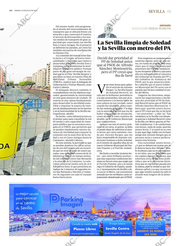 ABC SEVILLA 23-07-2022 página 19