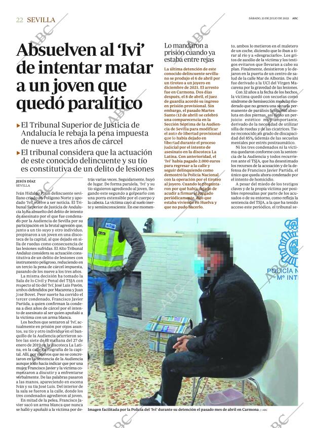 ABC SEVILLA 23-07-2022 página 22